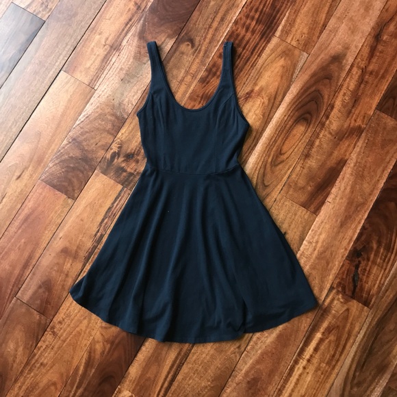 HOLLISTER Navy Skater Dress - Picture 2 of 2